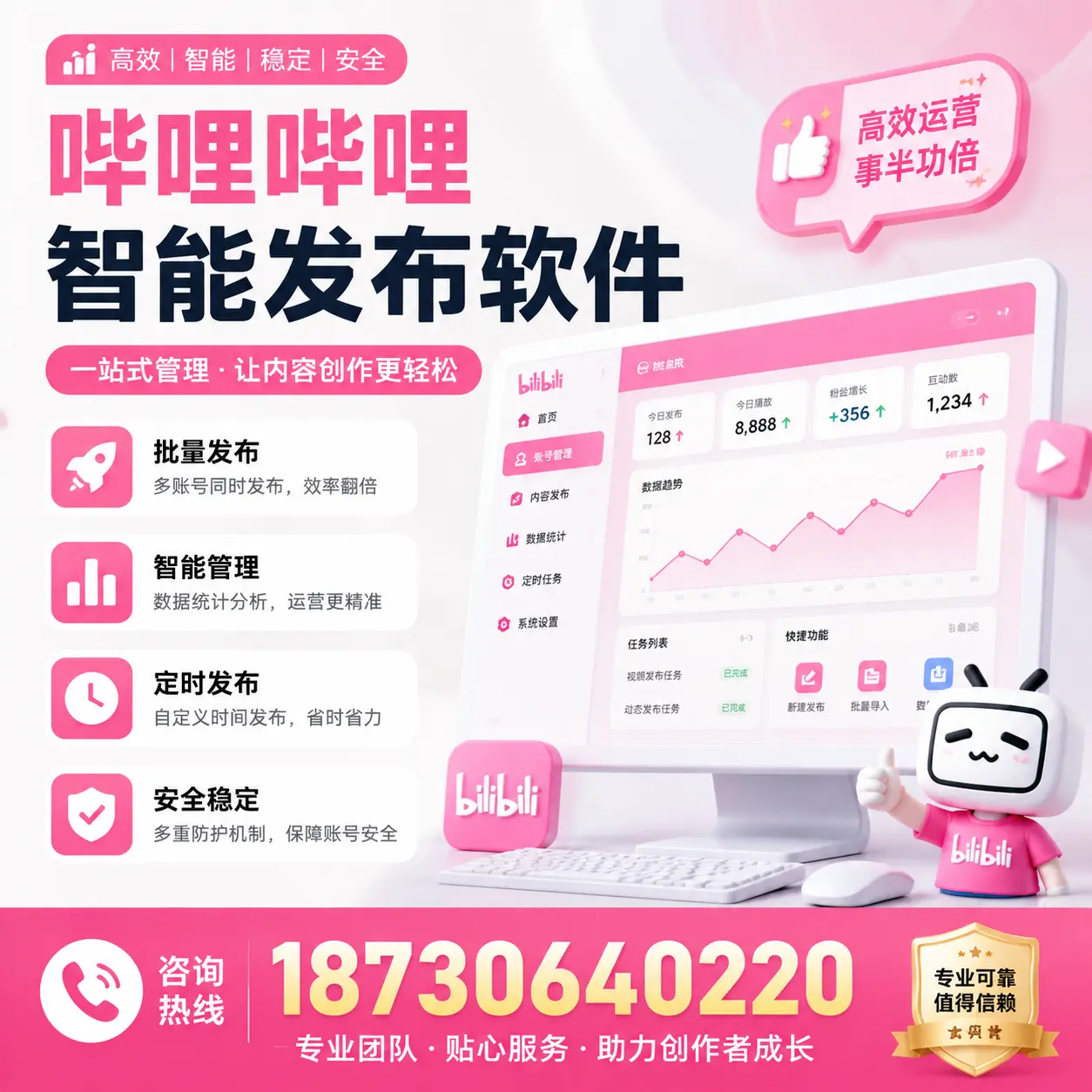 如何评估哔哩哔哩智能发布软件的ROI？茂名 企业必读